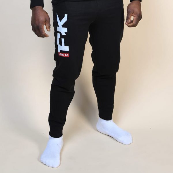 Hard as FK - Black Joggers - Image 2