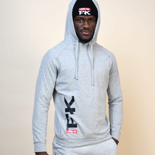 Hard as FK - Grey Hoodie - Image 3